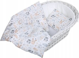 Babymam lasten sänkysetti rattaille, 70x80, 4 osaa hinta ja tiedot | Vuodevaatteet lapsille | hobbyhall.fi