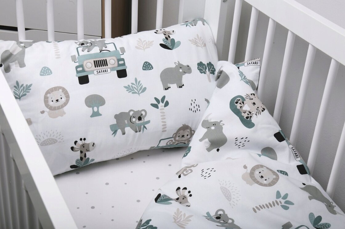 Babymam lasten vuodevaatteet setti Safari, 135x100, 2 osaa hinta ja tiedot | Vuodevaatteet lapsille | hobbyhall.fi