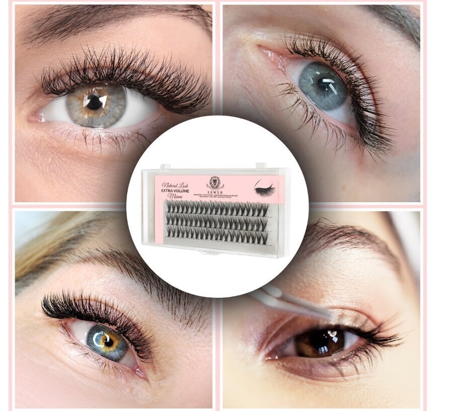 Ripset Lewer Eyelash Miami, 12 mm hinta ja tiedot | Irtoripset ja ripsentaivuttimet | hobbyhall.fi