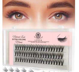 Ripset Lewer Eyelash Miami, 12 mm hinta ja tiedot | Irtoripset ja ripsentaivuttimet | hobbyhall.fi