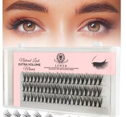 Luonnonsilkkiripset Lewer Eyelash Miami, 11 mm hinta ja tiedot | Irtoripset ja ripsentaivuttimet | hobbyhall.fi