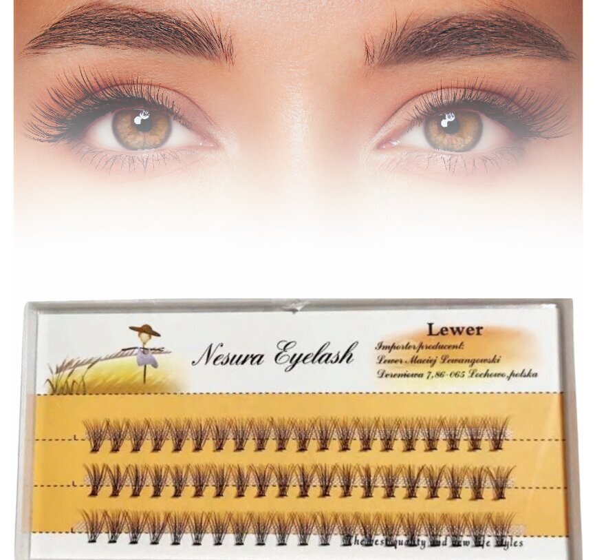 Ripset Lewer Eyelash Miami, 9 mm hinta ja tiedot | Irtoripset ja ripsentaivuttimet | hobbyhall.fi