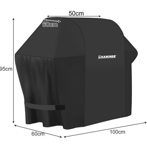 Grillin suojakansi - 100x60x95cm Kaminer hinta ja tiedot | Grillitarvikkeet ja -välineet | hobbyhall.fi