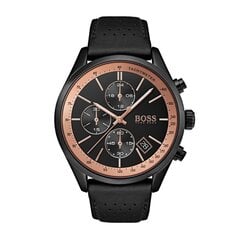 Miesten kello Hugo Boss Grand Prix Chronograph, musta hinta ja tiedot | Miesten kellot | hobbyhall.fi