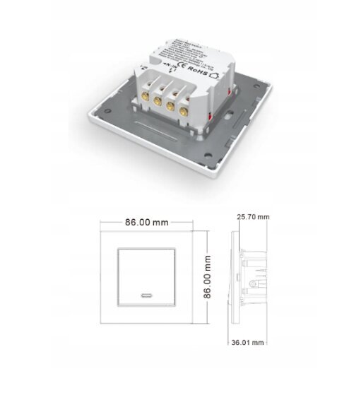 Älykäs WIFI, LED-VALOKYTKIN hinta ja tiedot | Kytkimet ja pistorasiat | hobbyhall.fi