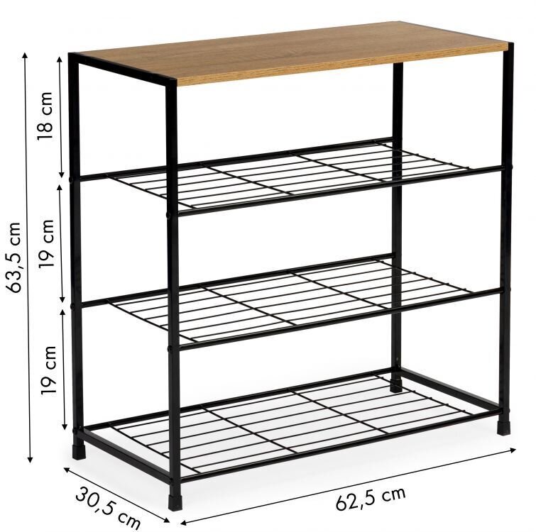 Kenkäteline - ModernHome hinta ja tiedot | Kenkäkaapit ja -hyllyt | hobbyhall.fi