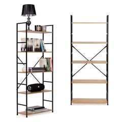 Loft-tyylinen kirjahylly - ModernHome hinta ja tiedot | Hyllyt | hobbyhall.fi