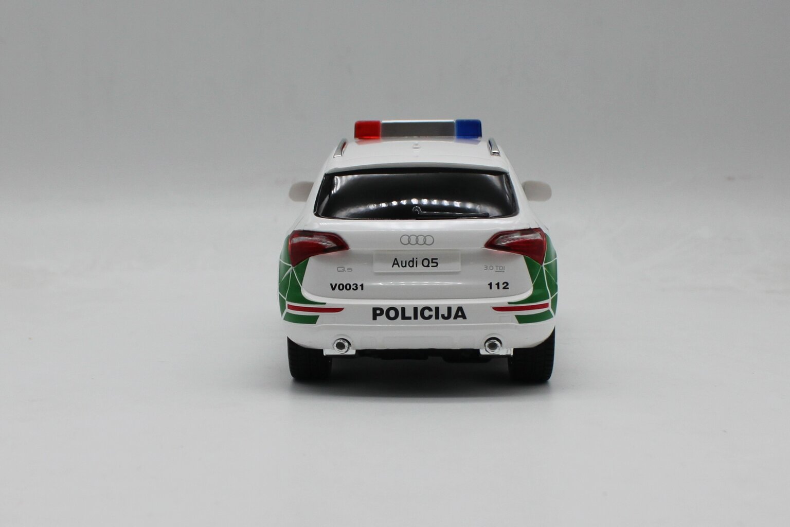 Radio-ohjattu malliauto Liettuan poliisi Audi Q5 Rastar 1:24, 38610 hinta ja tiedot | Poikien lelut | hobbyhall.fi