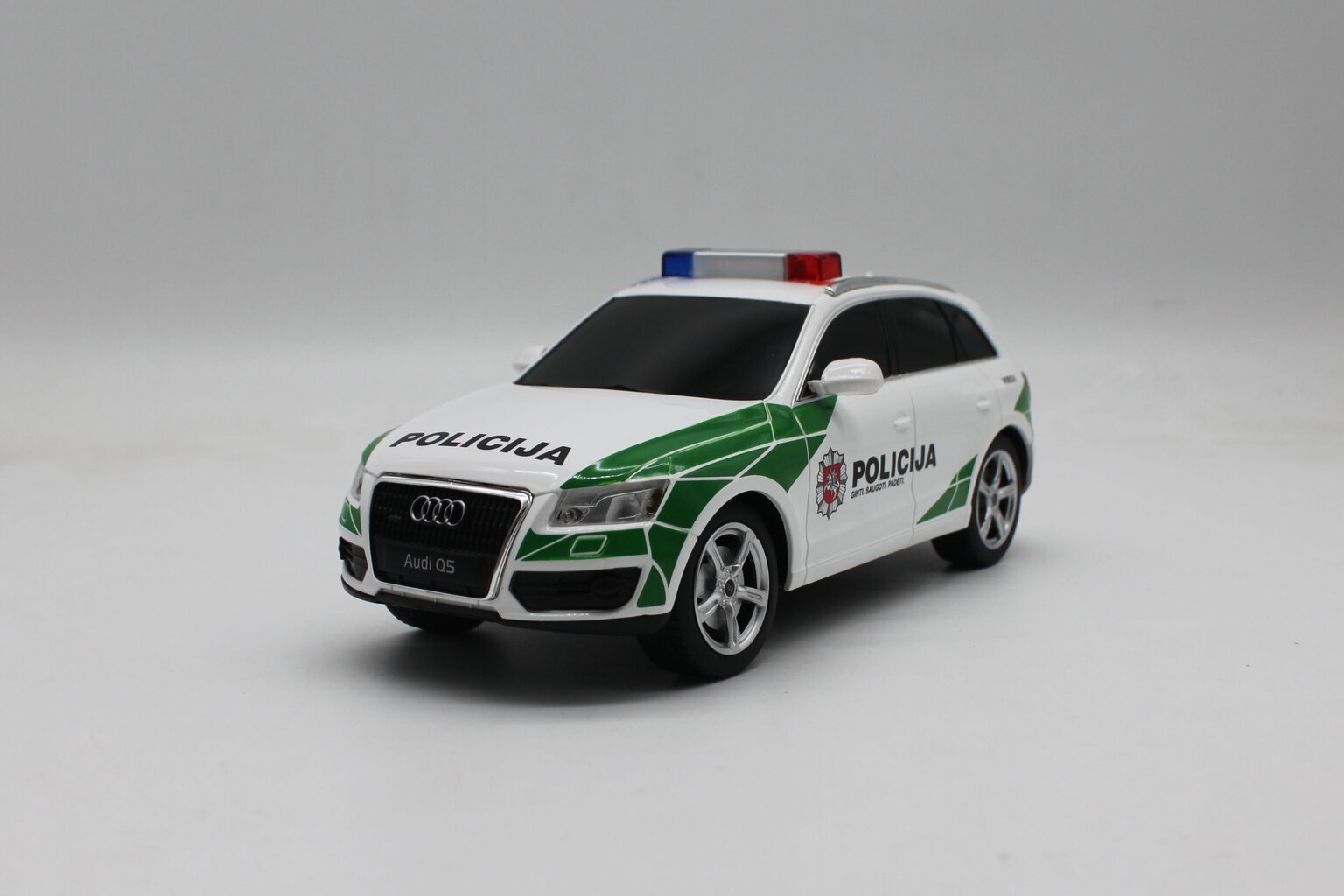 Radio-ohjattu malliauto Liettuan poliisi Audi Q5 Rastar 1:24, 38610 hinta ja tiedot | Poikien lelut | hobbyhall.fi