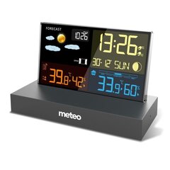 METEO SP110C sääasema DCF:llä, musta väri hinta ja tiedot | Sääasemat, lämpö- ja kosteusmittarit | hobbyhall.fi