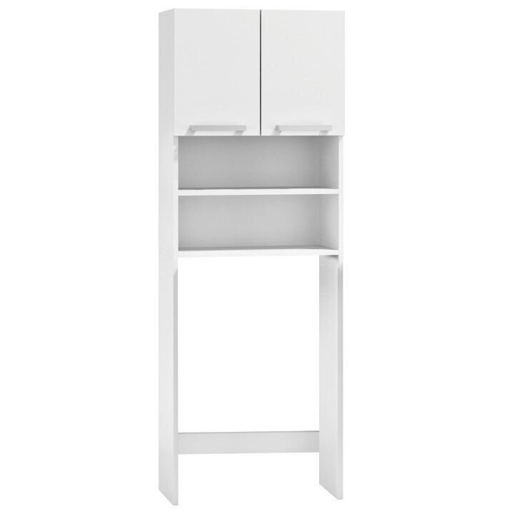 Kylpyhuoneen pesukonekaappi hyllyillä 183cm ModernHome hinta ja tiedot | Hyllyt | hobbyhall.fi