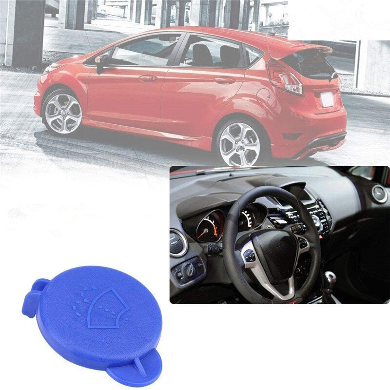 Car Styling tuulilasinpyyhkijän pesuaineen nestesäiliön kansi vesisäiliön korkki 1488251 sopii Ford Fiesta V Fusion hinta ja tiedot | Lisätarvikkeet autoiluun | hobbyhall.fi