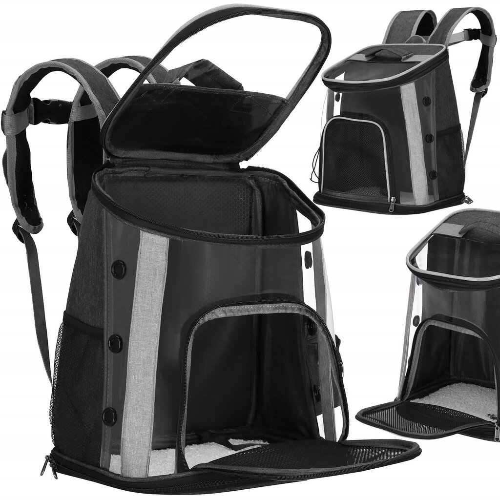 Lemmikkien laukku kissalle, koiralle Springos PA0230 15 kg asti 38 x 34 x 26 cm hinta ja tiedot | Kuljetushäkit ja kuljetuslaatikot | hobbyhall.fi