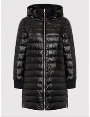 Tommy Hilfiger pidempi takki / mantteli SPORTY SORONA SIDE ZIP COAT naisille, WW0WW35089 BDS, musta hinta ja tiedot | Naisten ulkoilutakit | hobbyhall.fi