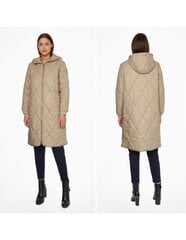 Tommy Hilfiger LW Sorona Quilted Coat naisten takki, WW0WW35092, beige hinta ja tiedot | Naisten ulkoilutakit | hobbyhall.fi