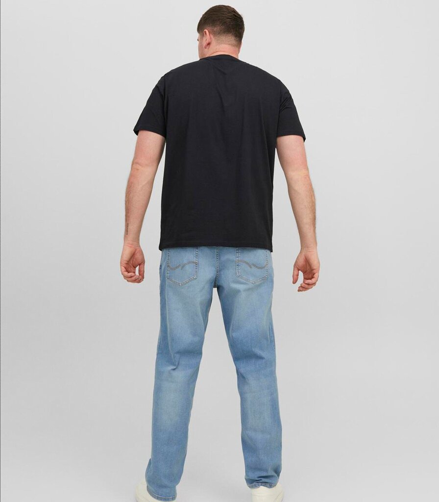 Jack & Jones Miesten T-paita 12243625*02, musta 5715424106850 hinta ja tiedot | Miesten T-paidat | hobbyhall.fi