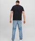 Jack & Jones Miesten T-paita 12243625*02, musta 5715424106850 hinta ja tiedot | Miesten T-paidat | hobbyhall.fi