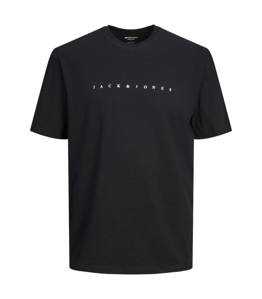 Jack & Jones Miesten T-paita 12243625*02, musta 5715424106850 hinta ja tiedot | Miesten T-paidat | hobbyhall.fi