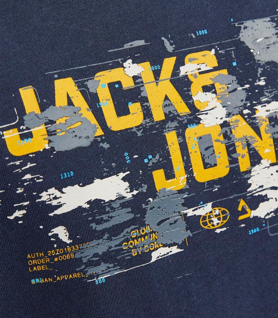 Jack & Jones lasten T-paita 12263089*03, laivastonsininen 5715610365016 hinta ja tiedot | Naisten T-paidat | hobbyhall.fi