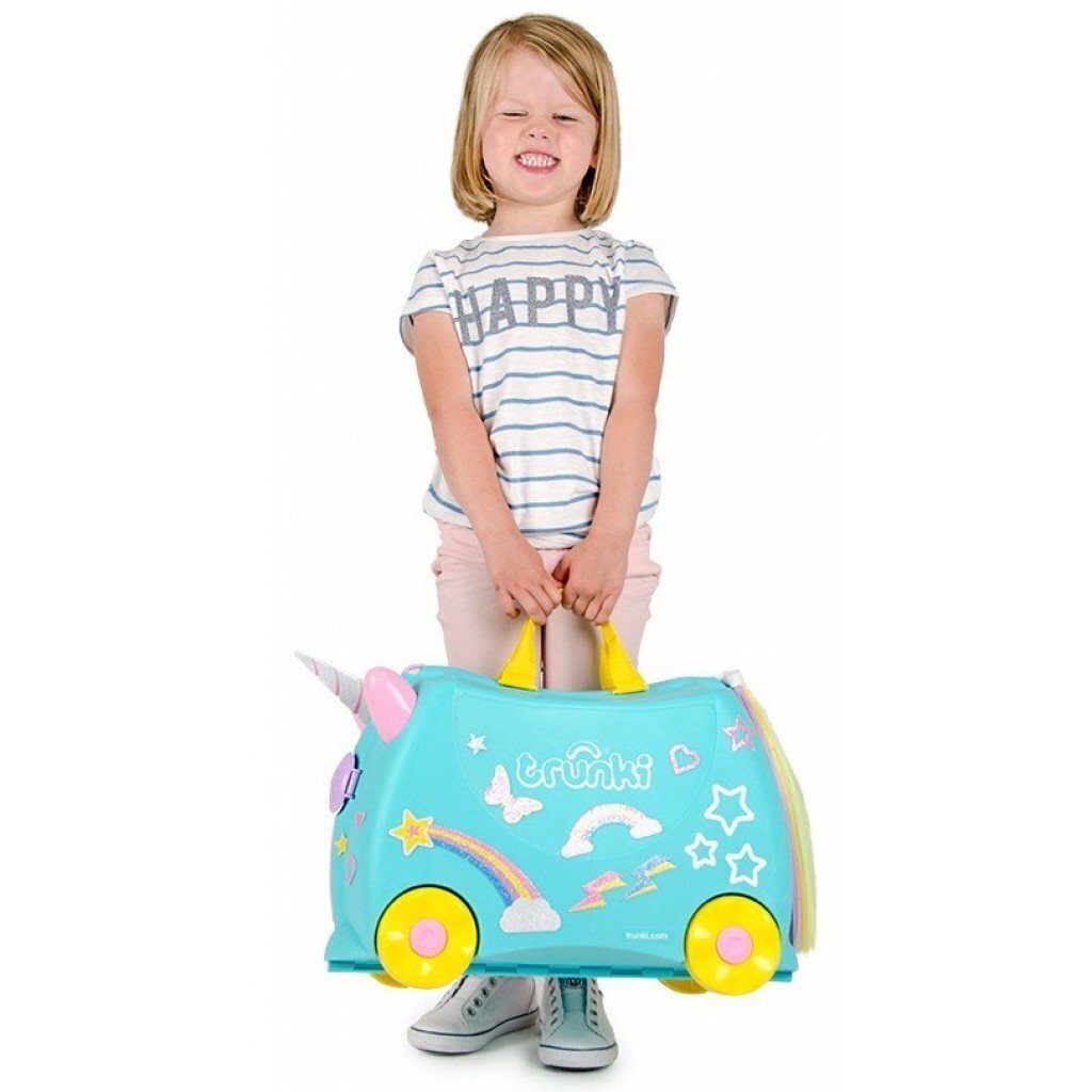 Lasten matkalaukku Trunki Una Unicorn hinta ja tiedot | Matkalaukut ja -kassit | hobbyhall.fi