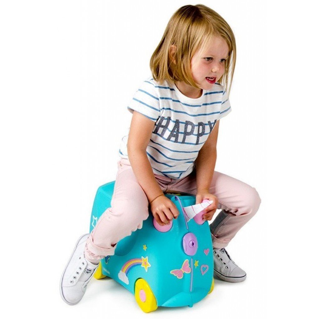 Lasten matkalaukku Trunki Una Unicorn hinta ja tiedot | Matkalaukut ja -kassit | hobbyhall.fi