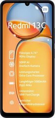 Xiaomi Redmi 13C 6/128GB Black hinta ja tiedot | Matkapuhelimet | hobbyhall.fi