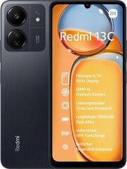 Xiaomi Redmi 13C 6/128GB Black hinta ja tiedot | Matkapuhelimet | hobbyhall.fi