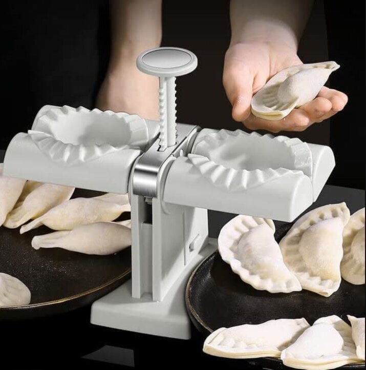 Automattinen dumpling-muotti, valkoinen hinta ja tiedot | Keittiövälineet | hobbyhall.fi