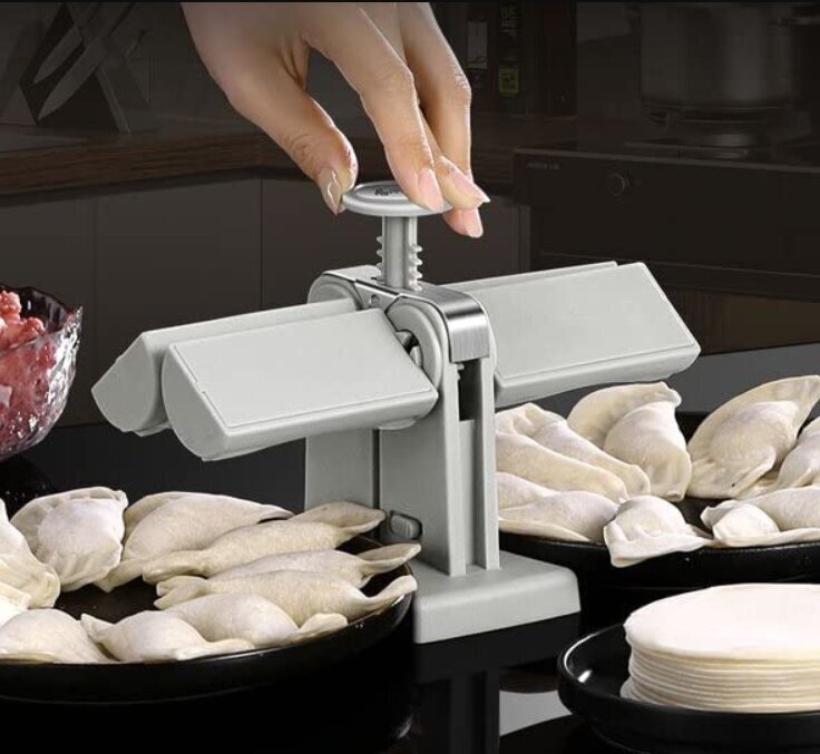 Automattinen dumpling-muotti, valkoinen hinta ja tiedot | Keittiövälineet | hobbyhall.fi