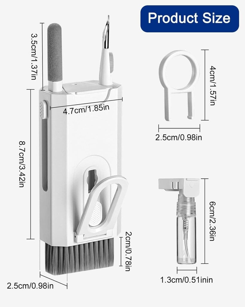 Näppäimistön puhdistussarja hinta ja tiedot | Siivoustarvikkeet | hobbyhall.fi