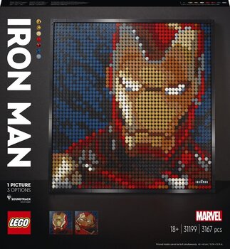 31199 LEGO® Art Marvel Studios Iron Man hinta ja tiedot | LEGOT ja rakennuslelut | hobbyhall.fi