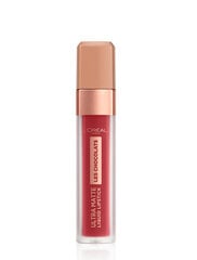 Nestemäinen huulipuna L'Oreal Paris Les Chocolats Ultra Matte 7,6 ml, 864 Tasty Ruby hinta ja tiedot | Huulipunat, huulikiillot ja huulirasvat | hobbyhall.fi