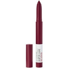 Pitkäkestoinen mattahuulipuna Maybelline New York Super Stay Ink Crayon 2 g, 55 Make It Happen hinta ja tiedot | Huulipunat, huulikiillot ja huulirasvat | hobbyhall.fi