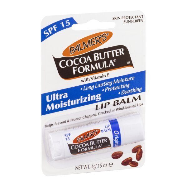 Kosteuttava huulirasva Palmers Cocoa Butter Formula, 4 g hinta ja tiedot | Huulipunat, huulikiillot ja huulirasvat | hobbyhall.fi