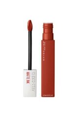 Huulipuna Maybelline Superstay Matte, 5 ml hinta ja tiedot | Huulipunat, huulikiillot ja huulirasvat | hobbyhall.fi