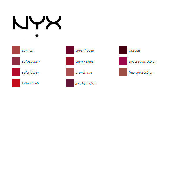 Huulikynä NYX Suede Matte Lip Liner, cherry skies, 3,5 g hinta ja tiedot | Huulipunat, huulikiillot ja huulirasvat | hobbyhall.fi