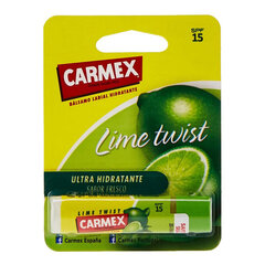 Ravitseva huulirasva Carmex Lime Twist, 4,25 g hinta ja tiedot | Huulipunat, huulikiillot ja huulirasvat | hobbyhall.fi