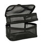 Cosmetic Travel Organizer Pinottava kosmeettisille tarvikkeille Musta ProLine hinta ja tiedot | Jalkakylvyt | hobbyhall.fi