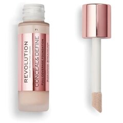 Nestemäinen meikkivoide Revolution Make Up Conceal & Define F1, 23 ml hinta ja tiedot | Meikkivoiteet ja puuterit | hobbyhall.fi