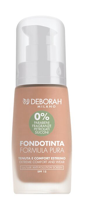 meikkivoide deborah milano formula pura 30 ml, 03 aprikoosi, 03 aprikoosi hinta ja tiedot | Meikkivoiteet ja puuterit | hobbyhall.fi