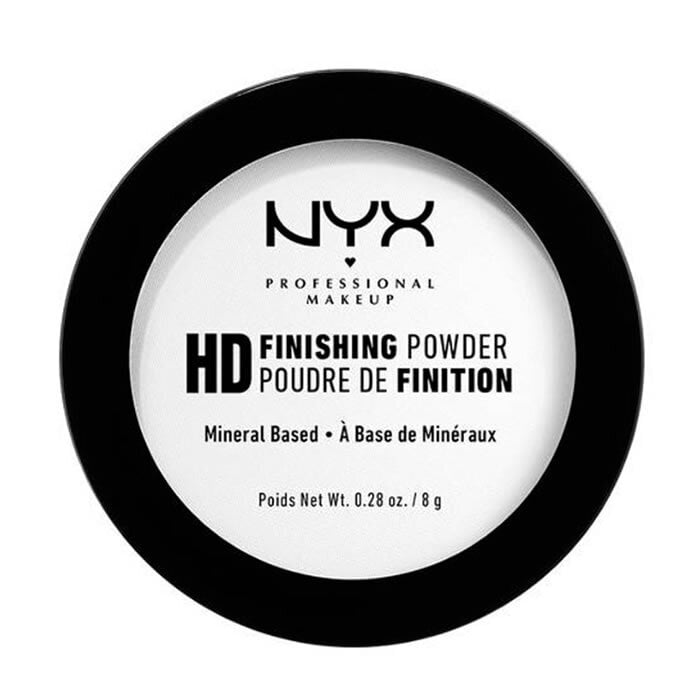 nyx hd finishing powder läpikuultava, 8 g hinta ja tiedot | Meikkivoiteet ja puuterit | hobbyhall.fi