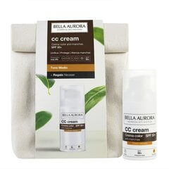 Meikkivoide Bella Aurora Pack CC Crema Antimanchas SPF50+ Medium, 30ml hinta ja tiedot | Meikkivoiteet ja puuterit | hobbyhall.fi