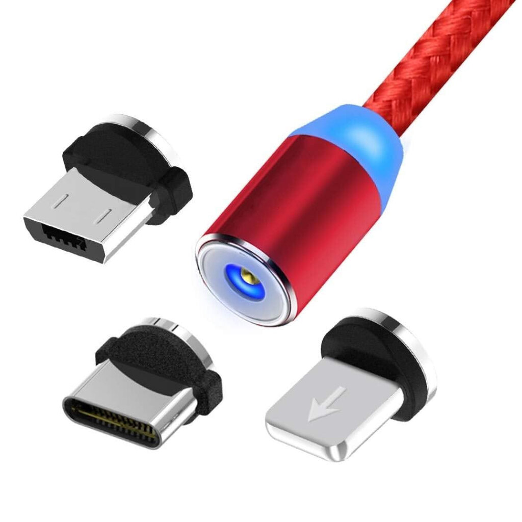 Magneettinen USB-latauskaapeli 3in1 StoreGD hinta ja tiedot | Matkapuhelimet | hobbyhall.fi