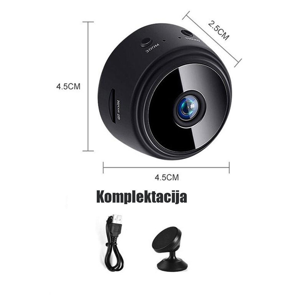 WiFi kamera magneetilla StoreGd hinta ja tiedot | Sisustustarrat | hobbyhall.fi