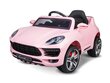 Porsche yksipaikkainen sähköauto, jossa nahkaistuin lapsille, punainen hinta ja tiedot | Lasten sähköautot | hobbyhall.fi