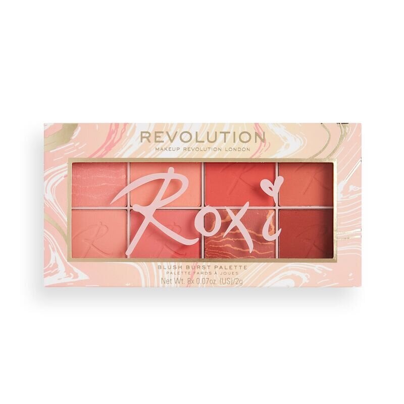 Poskipuna paletti Makeup Revolution London Roxxsaurus 16 g hinta ja tiedot | Aurinkopuuterit ja poskipunat | hobbyhall.fi