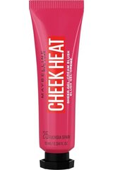 Poskipuna Maybelline Cheek Heat 25-fuksiakipinä, 8 ml hinta ja tiedot | Aurinkopuuterit ja poskipunat | hobbyhall.fi