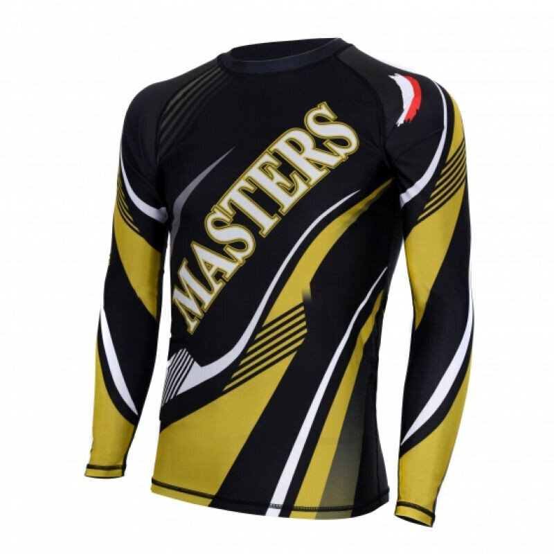 Miesten t-paita Rashguard Masters 06110-M, musta hinta ja tiedot | Miesten T-paidat | hobbyhall.fi