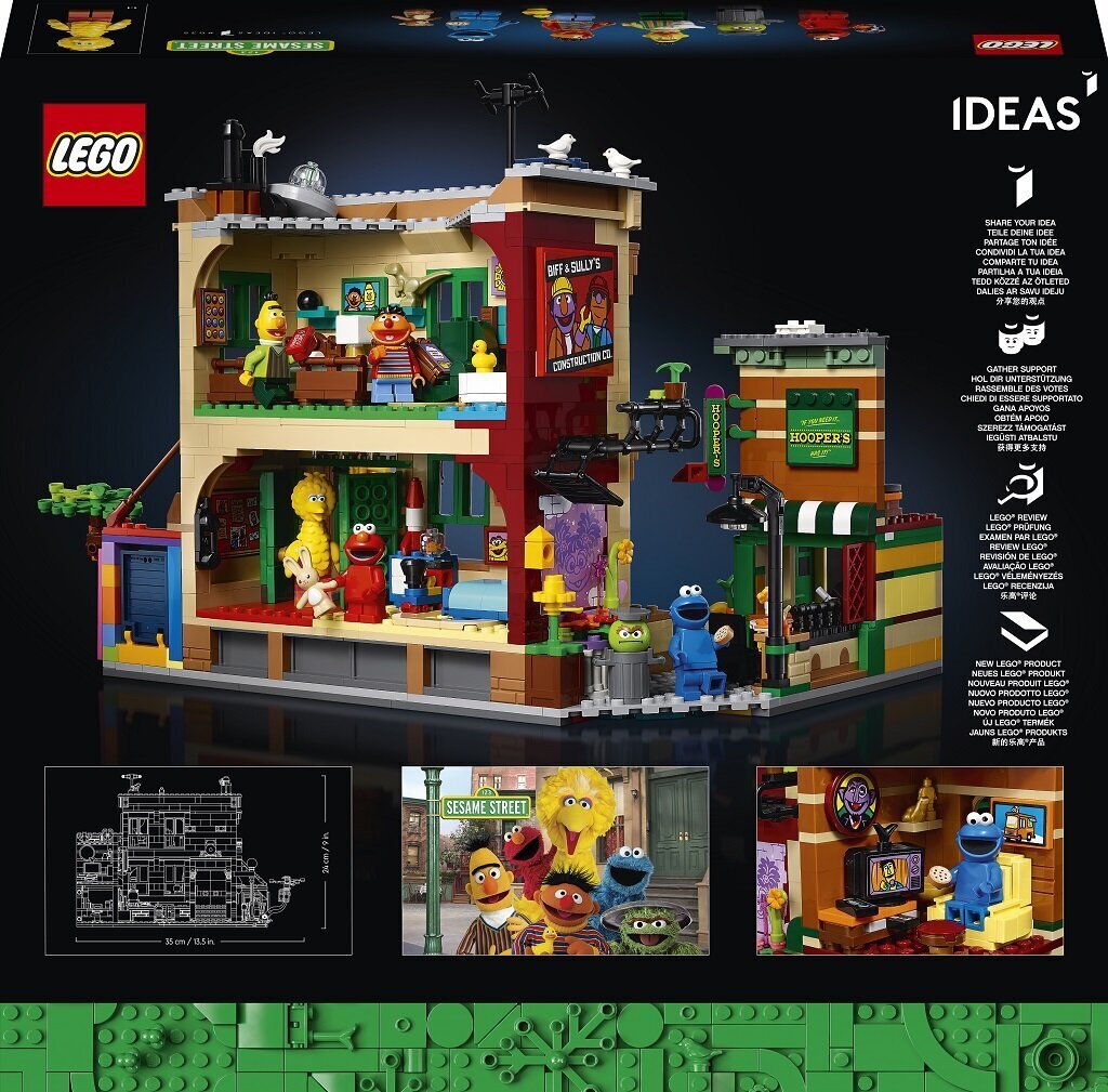 21324 LEGO® Ideat 123 Seesamikatu hinta ja tiedot | LEGOT ja rakennuslelut | hobbyhall.fi