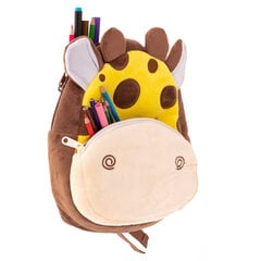 Lastentarhareppu KidsPro Giraffe, 3L, ruskea/keltainen hinta ja tiedot | Urheilukassit ja reput | hobbyhall.fi